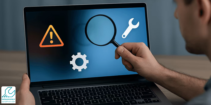 سایه افتادن روی صفحه لپ تاپ لنوو